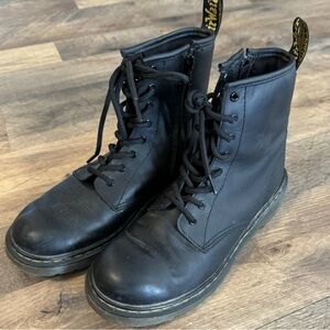 Dr martens boots Men’s Sz 5 Women’s Sz 6 Zip Up Side Lace Up Front